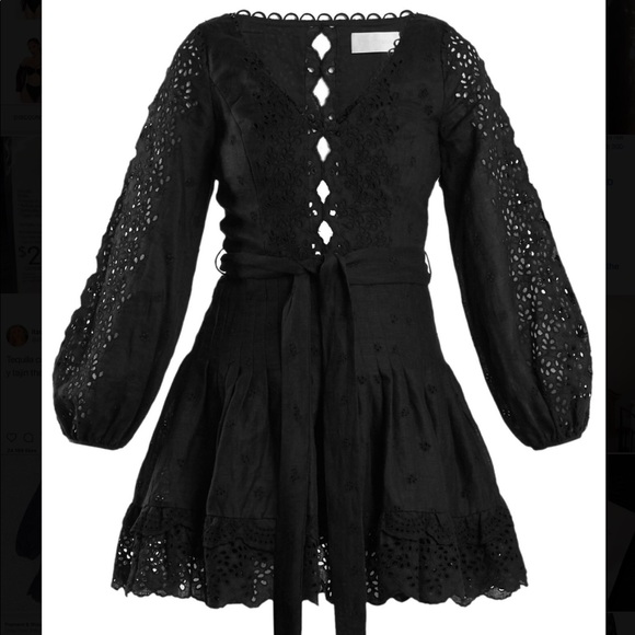 Traded💞! Zimmermann sz 1 eyelet ruffle sundress - Picture 3 of 8